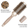 Picture of BANGMENG Round Brush Blow Out with Boar Bristles, Nano Thermal Ceramic Ionic Round Hair Brush for Women Blow Drying, Enhance Texture for Styling (1 3/4 inch Barrel)