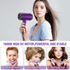 Picture of Hair Dryer with Diffuser,CONFU Ionic Blow Dryer 1600W,Portable Lightweight Fast Drying Negative Ion Hairdryer,3 Heat Settings with Diffuser and Concentrator Nozzle for Home & Travel