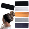 Picture of MLMOMVME 6 Pcs Headbands for Women Hair Cotton Headband for Tie Dye Party Supplies, Non-slip Stretchy Elastic Head Wrap Holder Hair Accessories Multi Color