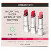 Picture of MDSolarSciences Tinted Lip Balm SPF 30 Trio (Vivids) Sheer Hydrating Sunscreen for Lips - Vegan, Gluten Free, Moisturizing Shea Butter and Avocado Oil 0.45 Oz