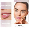 Picture of Oulac Moisturizing Shine Lipstick - Giltter Tinted Lip Balm Hydrating, Lip Plumper, Glossy Finish, Sheer Coverage with Pearlescent, Smooth for All Skin, Cracked and Chapped Lips, 2.2g/0.07oz (S03)
