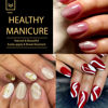 Picture of UNA GELLA Short Oval Almond Gel Nail Tips, 600Pcs Soft Gel Nail Tips Pre-file Oval Almond Nail Tips 12 Sizes Clear Fake Nails for Extension Home DIY Salon with Box