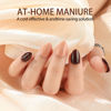 Picture of UNA GELLA Extra Short Almond Nail Tips, 504 Pcs Pre-Filed XS Almond Gel Nail Tips 12 Sizes Half Matte Full Cover Press On Nails Clear Soft Gel Fake Nails for Nail Extension Manicure Home DIY Salon