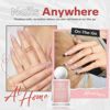 Picture of modelones Jelly Nude Nail Polish, 15 ml Jelly Natural Pink Translucent Color Quick Dry Nail Lacquer Strengthener Long Last Shine Fingernail Toe Nail Art DIY Home Travel Manicure Gift for Women Girls