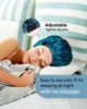 Picture of Years calm Silk Bonnet for Sleeping Women, Double Layer Soft Ajustable Elasticity Band Satin Bonnet for Sleeping Hair - Sleep Shower Caps (Blue)