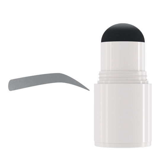 Picture of MADLUVV Brow Stamp Refill* - Color Stamp for Brows & Root Touch Up for Women & Men, Instantly Conceal Hair Loss, Grey Hair, Thinning Hair with Stain-Proof/Smudge-Proof Powder Formula (Dark Grey)