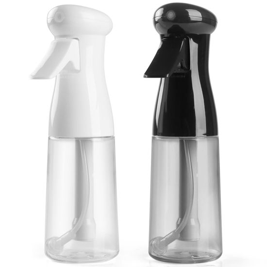Picture of Spray Bottle For Hair, Continuous Mister Empty Spray Bottles, Ultra Fine Mist Water Sprayer for Hairstyling, Cleaning, Plants, Pets, Barbers, Salons, Essential Oil Scents - 2 Pack 6.8 OZ