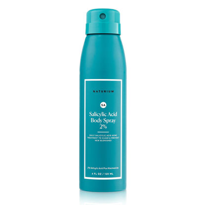 Picture of Naturium Salicylic Acid Body Spray 2%, Blemish-Fighting & Pore Treatment, with Niacinamide Plus Encapsulated Salicylic Acid, 4 oz