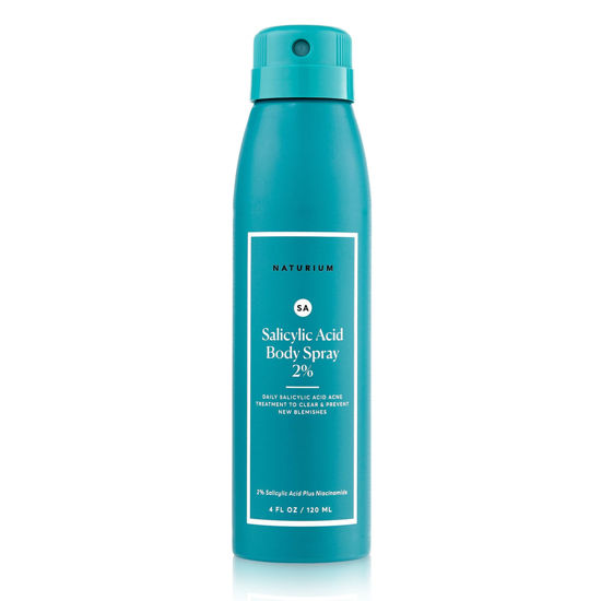 Picture of Naturium Salicylic Acid Body Spray 2%, Blemish-Fighting & Pore Treatment, with Niacinamide Plus Encapsulated Salicylic Acid, 4 oz