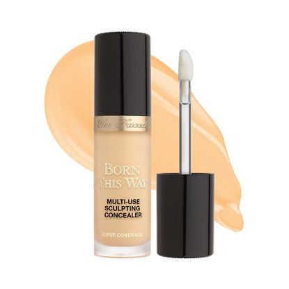 Picture of Too Faced Born This Way Super Coverage Multi-Use Concealer Full Size | Oil Free, Long Lasting + Hydrating, 0.46 Fl Oz, Shortbrea