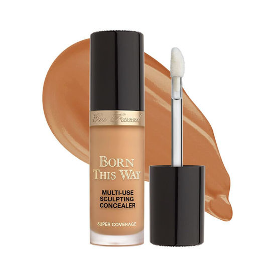 Picture of Too Faced Born This Way Super Coverage Multi-Use Concealer Full Size | Oil Free, Long Lasting + Hydrating, 0.46 Fl Oz, Warm Sand