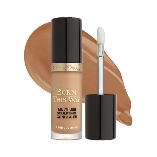 Picture of Too Faced Born This Way Super Coverage Multi-Use Concealer Full Size | Oil Free, Long Lasting + Hydrating, 0.46 Fl Oz, Honey