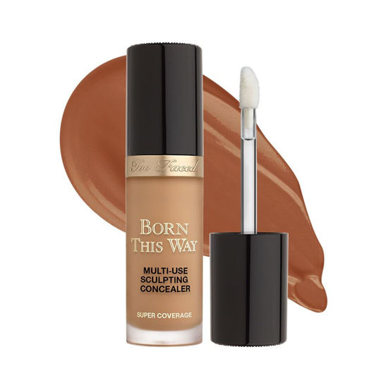 Picture of Too Faced Born This Way Super Coverage Multi-Use Concealer Full Size | Oil Free, Long Lasting + Hydrating, 0.46 Fl Oz, Mocha