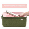 Picture of Leudes Hair Tools Travel Bag for Shark Flexstyle Carrying Case Portable Shark Hair Air Wrap Dryer Case Waterproof Dustproof Flat Curling Iron Travel Organizer (Army Green)