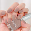 Picture of COSMOO Light Coffee Nail Polish, 12ml Elegant Quick Dry Nail Lacquer for Nail Art Varnish, 0.41 fl oz Fast Drying Nail Polish
