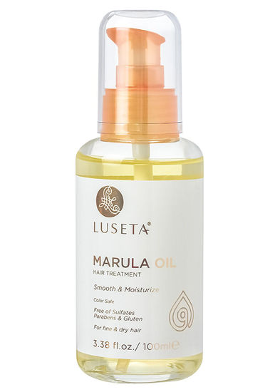 Picture of Luseta Marula Oil Hair Treatment for Fine & Dry Hair Serum Smoothing Hair Adding Shine and Nourishing Scalp 3.38oz