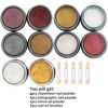 Picture of Chameleon Chrome Nail Powder, 10 boxes Pink Purple Aurora Chrome Powder, Gold Silver Holographic Nail Powder, Metallic Mirror Pigment for Nails, Rubbing Dust Manicure Glitter Set