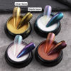 Picture of Chameleon Chrome Nail Powder, 10 boxes Pink Purple Aurora Chrome Powder, Gold Silver Holographic Nail Powder, Metallic Mirror Pigment for Nails, Rubbing Dust Manicure Glitter Set