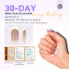 Picture of SAVILAND Press On Nails for Women: Long Square 160PCS Natural Acrylic Press On Nails Nude French Tip Nails Sturdy & Long-lasting Press on Nails Soft Gel X Nail Tips for Extension DIY Nail Art