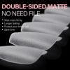 Picture of AILLSA Short Coffin Nail Tips 15 Sizes Matte Gel Nail Tips No Filed Soft Short Coffin Press on Nails Clear Full Cover Gelly Tips Fake Nails Extension Tips 240PCS with Storage Box