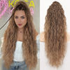 Picture of ORSUNCER Ponytail Extension Claw 30" Curly Pony Tail Clip in Claw Hair Extensions Fluffy Natural Looking Synthetic Hairpiece for Women Omber Brown