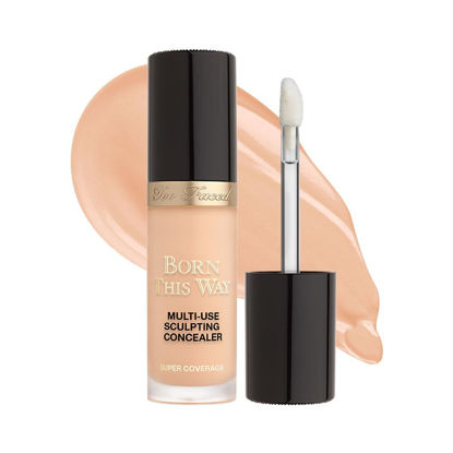 Picture of Too Faced Born This Way Super Coverage Multi-Use Concealer | Oil Free, Long Lasting + Hydrating, Full Size, 0.46 Fl Oz, Cream Puff