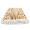 Picture of Yinghezu 200 Count Bamboo Cotton Swabs 6" Inch Long Pointed Cotton Swabs Cotton Tipped Applicator