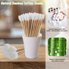 Picture of Yinghezu 200 Count Bamboo Cotton Swabs 6" Inch Long Pointed Cotton Swabs Cotton Tipped Applicator