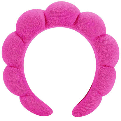 Picture of HitModa Spa Headbands: Makeup & Face Wash Headbands for Skincare, Masks, and Treatments - Terry Cloth, Puffy Design