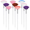 Picture of Maitys 9 Pieces Facial Brushes Fan Mask Brushes, Soft Facial Applicator Brushes Tools for Peel Glycolic Mask Makeup for Mud Cream (Multicolor)