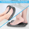 Picture of BESKAR XL Large Foot Scrubber Mat for Use in Shower - Shower Foot Cleaner to Eliminate Calluses Dead Skin, Foot Massager Mat for Men & Women to Soothe Achy Feet, Non Slip Suction Cups