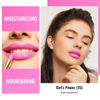 Picture of Oulac Moisturizing Shine Pink Lipstick for Women - 2 in 1 Glossy Bright Pink Tinted Lip Balm, Hydrating Winter Lipstick for Dry Lips,Shine Juicy Finish Vegan 2.2g/0.07oz (15)