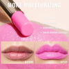 Picture of Oulac Moisturizing Shine Pink Lipstick for Women - 2 in 1 Glossy Bright Pink Tinted Lip Balm, Hydrating Winter Lipstick for Dry Lips,Shine Juicy Finish Vegan 2.2g/0.07oz (15)