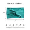 Picture of Jesries 10 PCS Women Headbands African Wide Hair Wrap Extra Turban Head Bands for Lady Large Sport Workout Stretch Non-slip Big Hair Bands