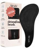 Picture of Kitsch Detangler Brush for Curly or Straight, Wet and Dry Hair - No Pain Detangling Brush with Flexible Bristles for Adults and Kids, Ideal for Shower and Travel, Valentines Gift For Her - Black