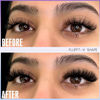 Picture of 10-20mm Fluffy Lash Clusters with Bottom Lashes Wispy Lash Extension 130D Wispy Cluster Eyelash Extensions D Curl Volume Individual Lashes DIY False Eyelashes by Geeneiya