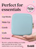 Picture of Embla Makeup Bag Travel Cosmetics Pouch and Toiletry Bag, Nylon Zipper Pouch Purse, Cute Make Up Organizer Storage Tote for Women Girls, Waterproof Travel Skincare Case, Small Makeup Bags, Sky Blue