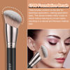 Picture of TEOYALL Foundation Contour Brush Set, 2PCS Angled Synthetic Kabuki Brush for Blending Setting Concealing Buffing with Liquid, Cream and Powder Cosmetic (170S/270S)