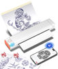 Picture of Phomemo M08F Wireless Tattoo Transfer Stencil Printer, Tattoo Transfer Thermal Copier Machine with 10pcs Tattoo Transfer Paper, Tattoo Printer Kit for Tattoo Artists, Compatible with Smartphone & Pc