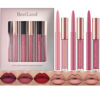 Picture of BestLand 6Pcs Matte Liquid Lipstick + Lip Liner Pens Set, One Step Lips Makeup Kits Pigment Velvety Nude Lip Stain Waterproof Long Wear Lip Gloss Make up Gift Set (Pure Romance Bundle)