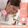 Picture of Women's Wrist Towels for Washing Face, Microfiber Wrist Spa Wash Towel Band, Face Washing Wristbands, Absorbent Wristbands Wrist Sweatband for Girls Prevent Water from Spilling Down Your Arms 6PCS