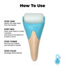 Picture of ROSELYNBOUTIQUE Ice Roller for Face Wrinkles Fine Lines Puffiness Stick Massager Facial Skin Care Tools Self Care Gifts for Men Women (Cyan Bleach)