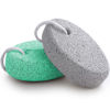 Picture of Natural Foot Pumice Stone for Feet, Borogo 2-Pack Lava Pedicure Tools Hard Skin Callus Remover for Feet and Hands -White&Green
