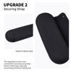 Picture of AGIKET Silicone Makeup Brush Holder Travel Cosmetic Bag：Soft Portable Cosmetic Face Brushes Holder with Upgrade Anti-Fall Out Magnetic Closure, Large Travel Makeup Brush Case - Black