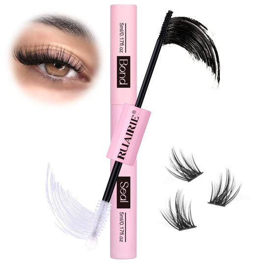 Picture of Bond and Seal Lash Glue Strong Hold Lash Cluster Glue 2 in 1 Lash Bond and Seal Waterproof Long Lasting Cluster Lash Glue by Ruairie