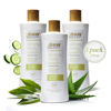 Picture of RAW SUGAR Sensitive Skin Simply Body Wash - Green Tea + Cucumber + Aloe Vera, Moisturizing & Brightening Bath & Shower Gel, Sulfate-Free, Paraben-Free & Vegan (Pack of 3)