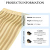Picture of DOORES Hair Extensions Human Hair, Drity Blonde Highlight Golden Blonde 20pcs 50g 16 Inch, Human Hair Extensions Tape in Straight Hair Real Human Hair
