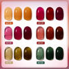 Picture of GAOY Wonder Color Gel Nail Polish, Jelly Red Green Brown Yellow Hot Pink Colors Sheer Gel Polish Kit for Salon Manicure and Nail Art DIY at Home