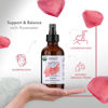Picture of HBNO California Bottled Organic Rose Water for Face 4 fl oz (120ml) - USDA Certified Organic Rose Water Spray for Face - Pure Rose Water for Hair - Rosewater Face Mist, Rose Water Spray for Cleansing