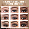 Picture of 6 Colors Mini Naked Eyeshadow Makeup Palette with Brush Neutral Nude Smoky Eye Shadow Taupe & Brown Matte Make Up Pallet with Mirror Highly Pigmented Long Lasting Waterproof Travel Size Gift Kit